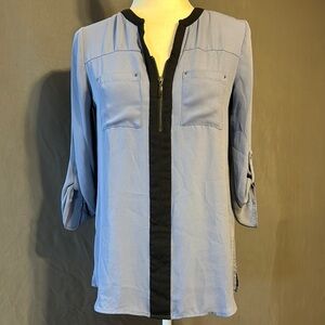 Maurices Black and Blue Blouse